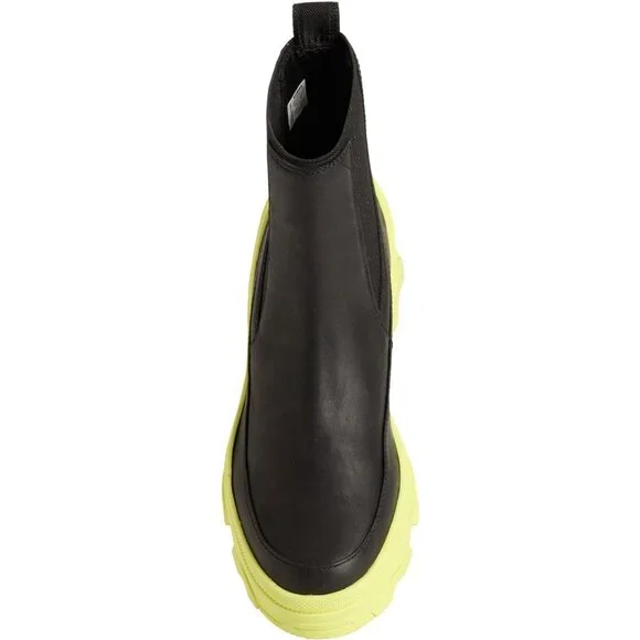 NEW Sorel Brex Chelsea Boots - Waterproof, Leather in Black/Tippet 1225 4s2 - Picture 2 of 5